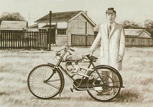 first motorized bicycle